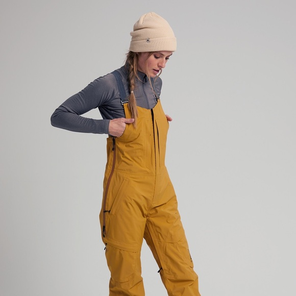 Burton AK Gore-Tex 2L Kimmy Bib Snowpants Woodthrush - Picture 2 of 15
